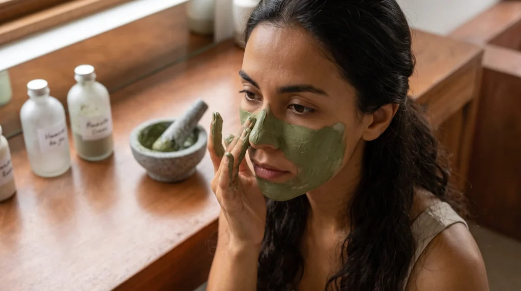 Mascarilla de arcilla para piel grasa: cada cuánto usarla y errores frecuentes